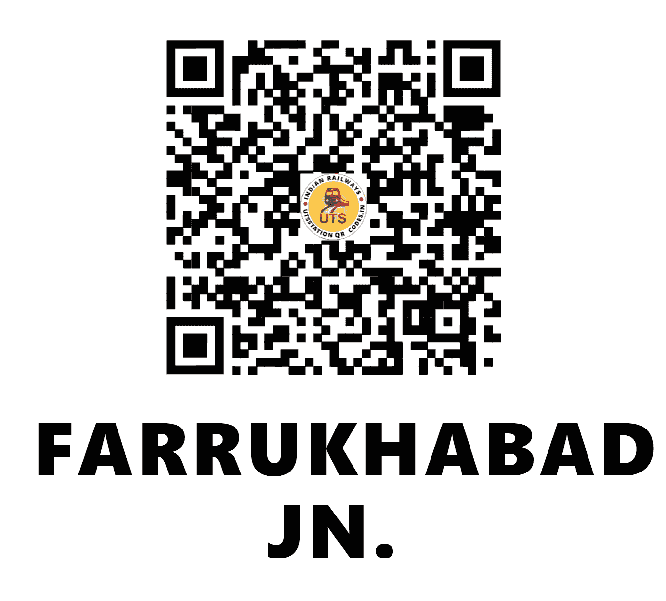 UTS QR Code for FARRUKHABAD JN. - FBD - NE (UTTAR PRADESH)